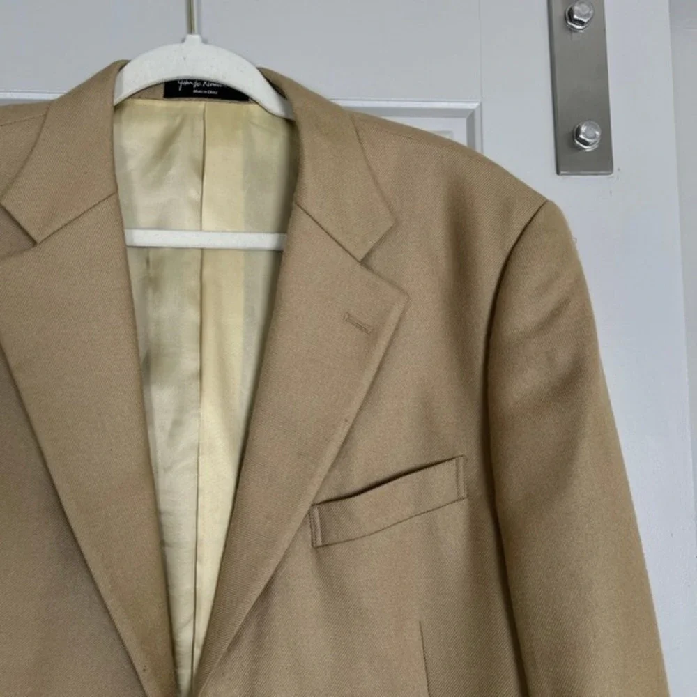 John‎ Nordstrom Loro Piana 100% Cashmere Sport Coat Blazer Sz 42 *notes